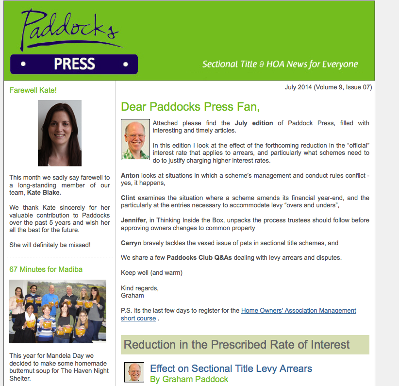 Paddocks Press June 2014